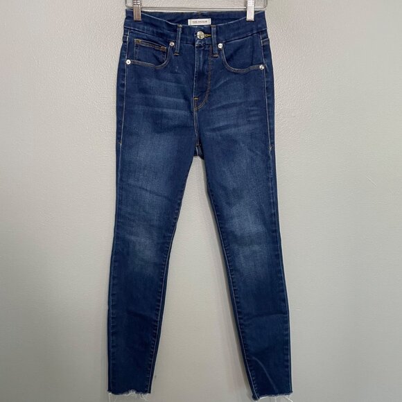 GOOD AMERICAN good waist high rise skinny jeans in blue 777 size 26 - Picture 2 of 6